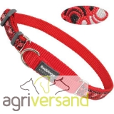 Zugstopphundehalsband Carnival Red von RedDingo (Gr: M - L)