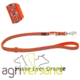 Hundeleine Snake Eyes Orange von RedDingo (Gr: S-M-L)