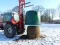 Heuglocke inkl. Heunetz für Rundballen 4,5cm Maschenweite